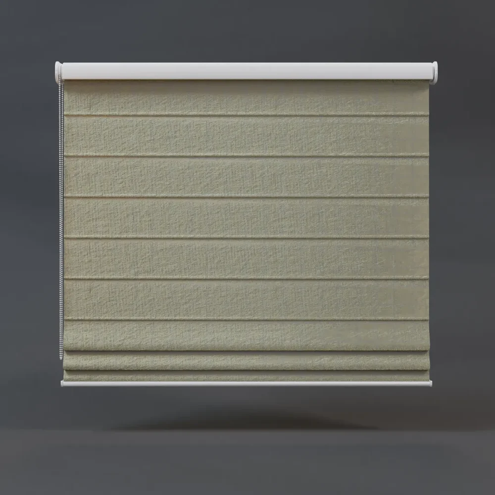 Roman Curtains Beige 01 Full