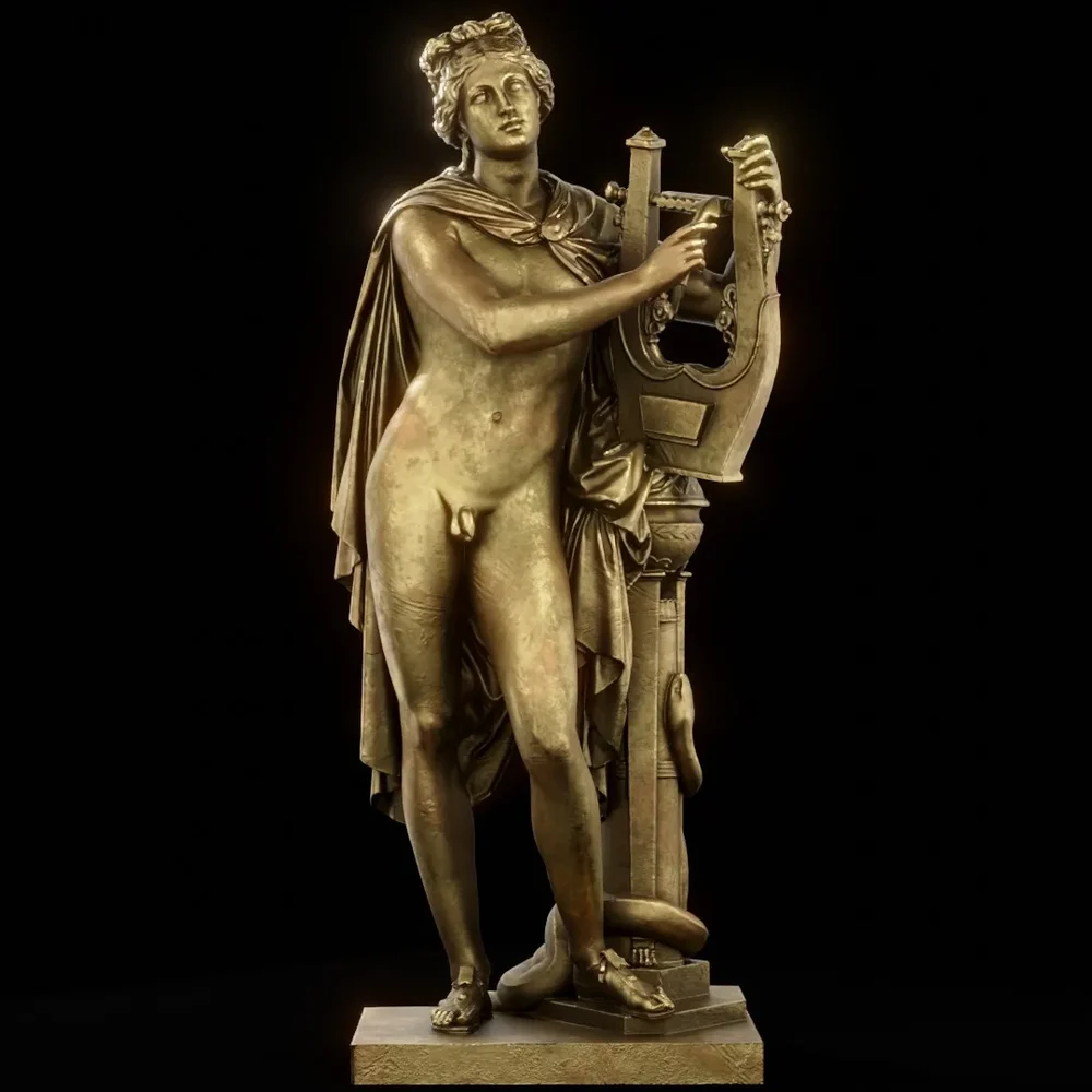 Brass Apollo Kitharodoidos