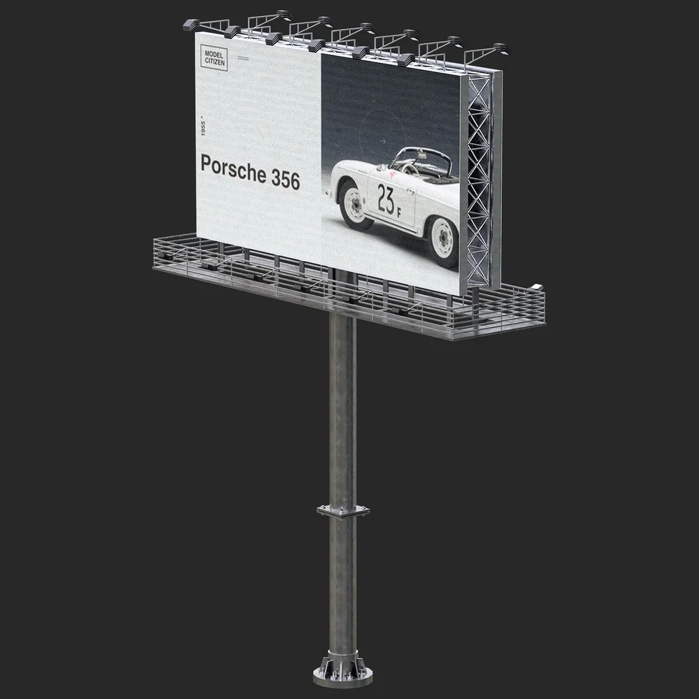 Road And Street Two Sided Billboard
