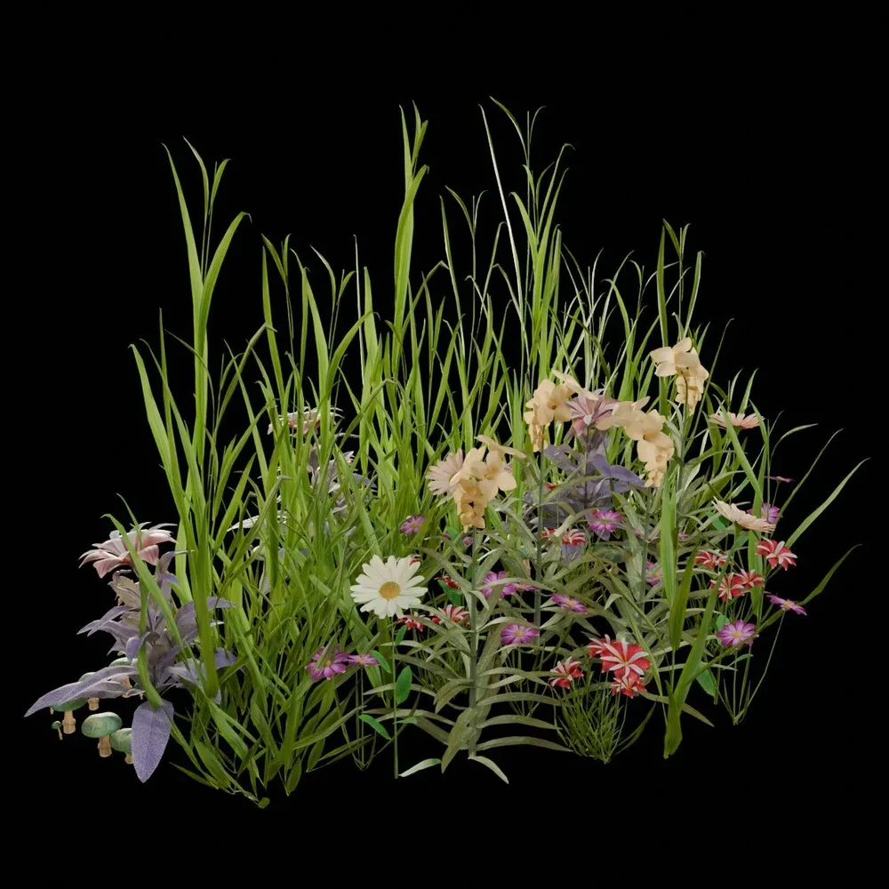Realistic Outdoor Plants