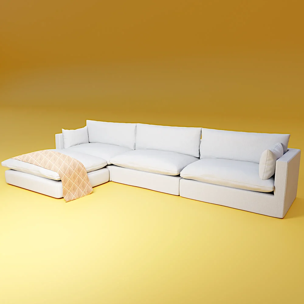 Sofa Unwind 4-Piece Reversible Furniturte