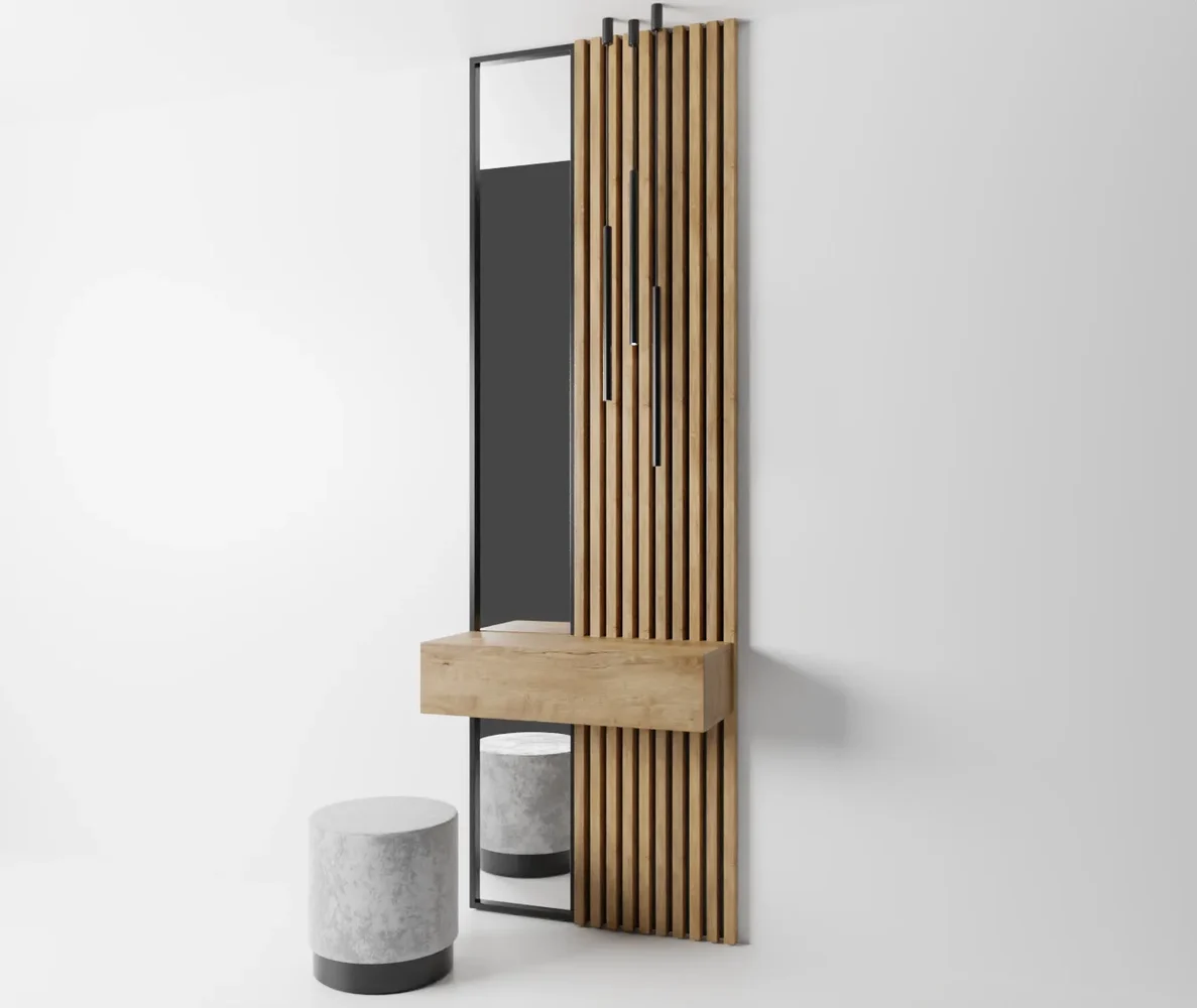 Bedroom Desk Mirror Wall