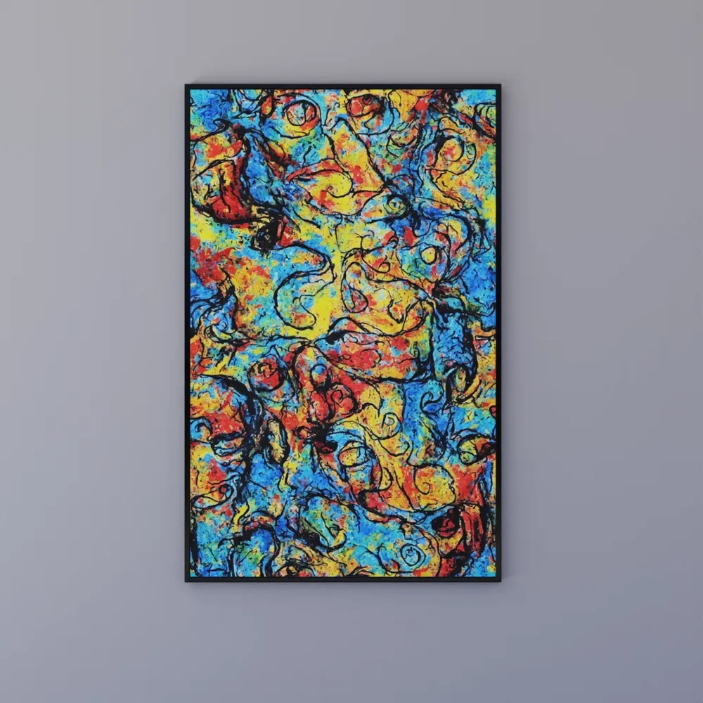 Painting With Frame #13