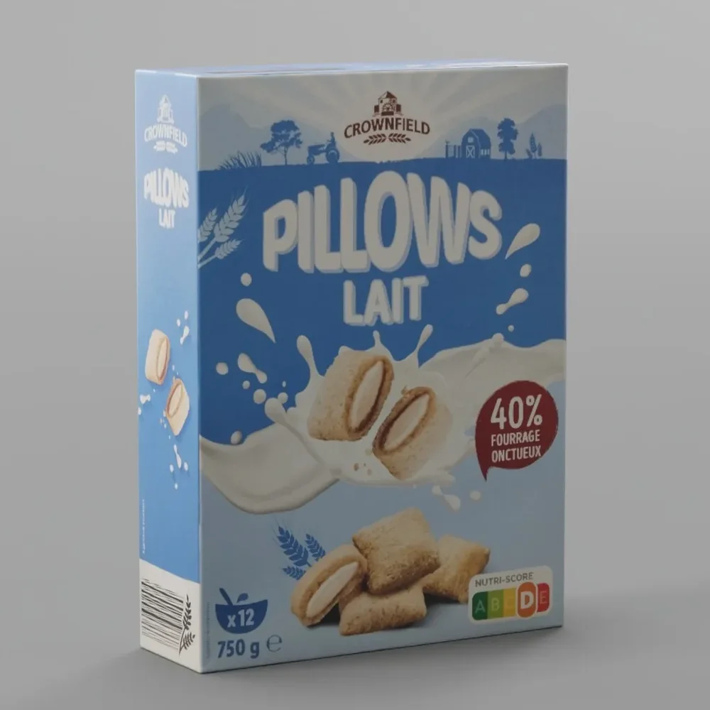 Pillows Lait Cardboard