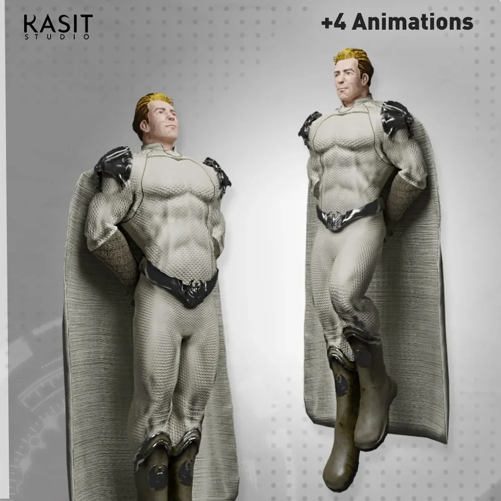 White Homelander Animated