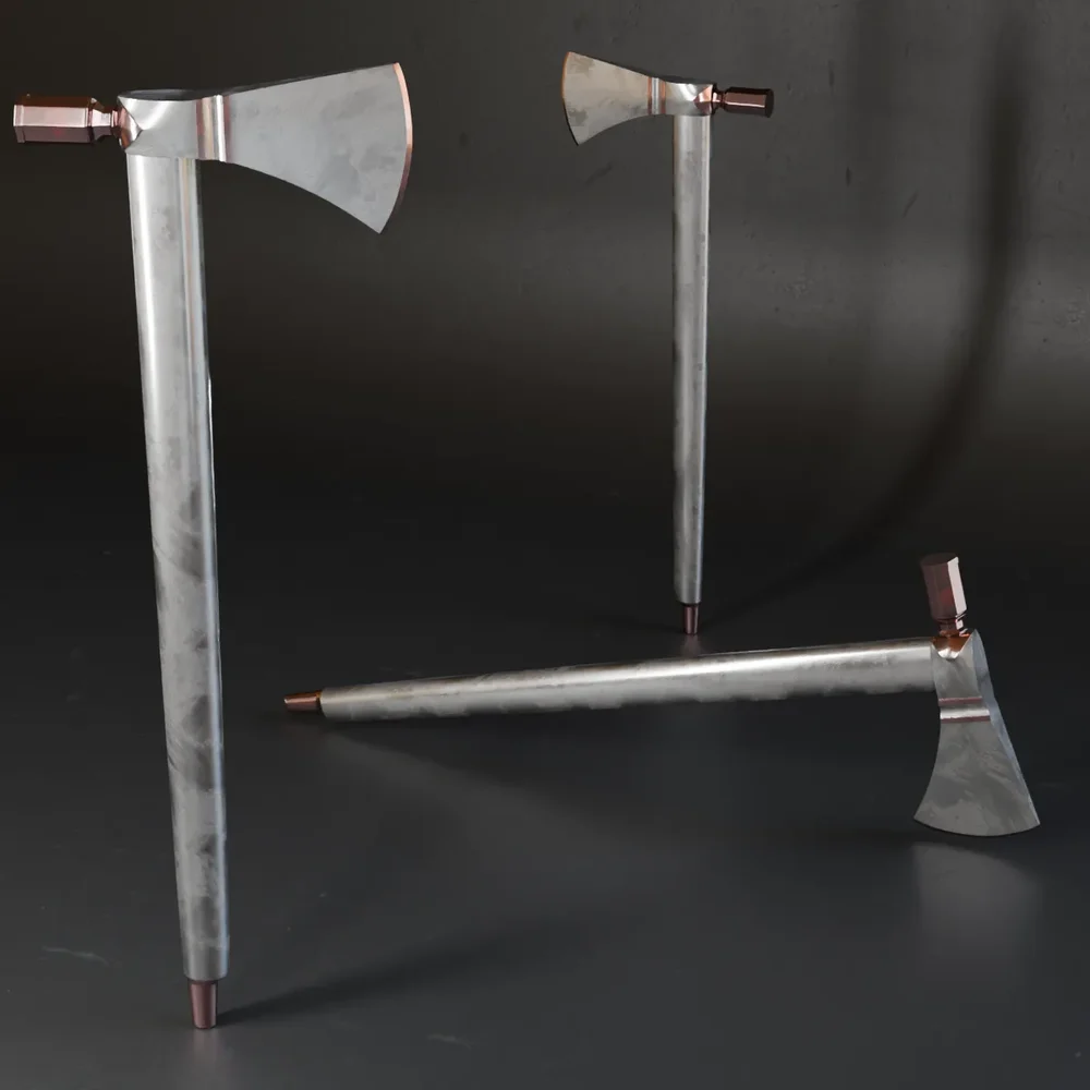 Mk Axe Lowpoly-038