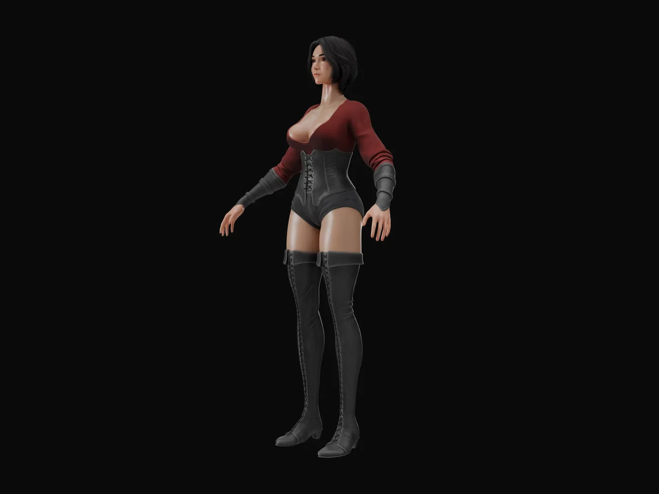 Medieval Fighter Woman
