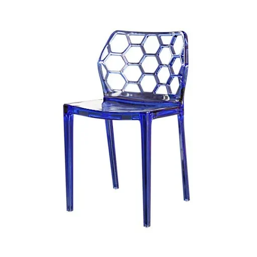 Blue Acrylic Chair