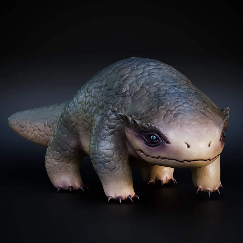 Lizard Creature (Rigged)
