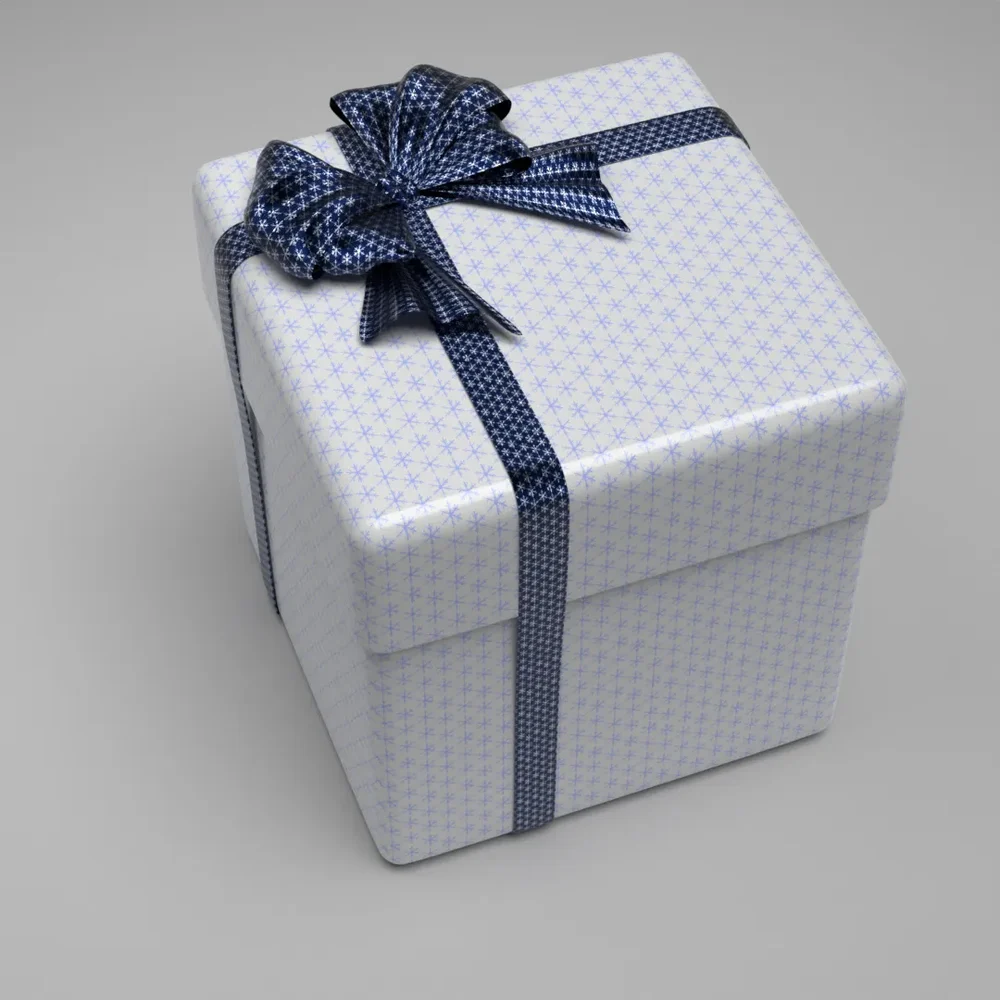 Square Snow Flake Gift Box