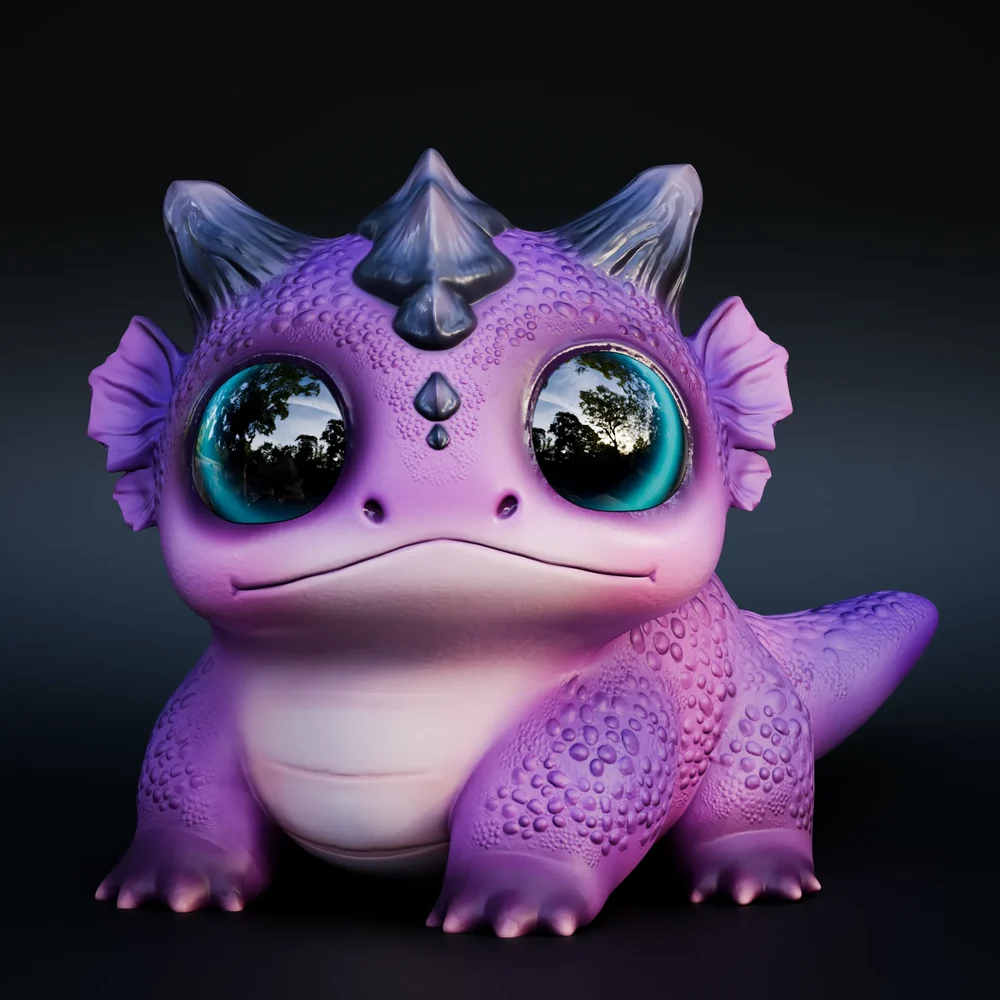 Chunky Dragon (Rigged)