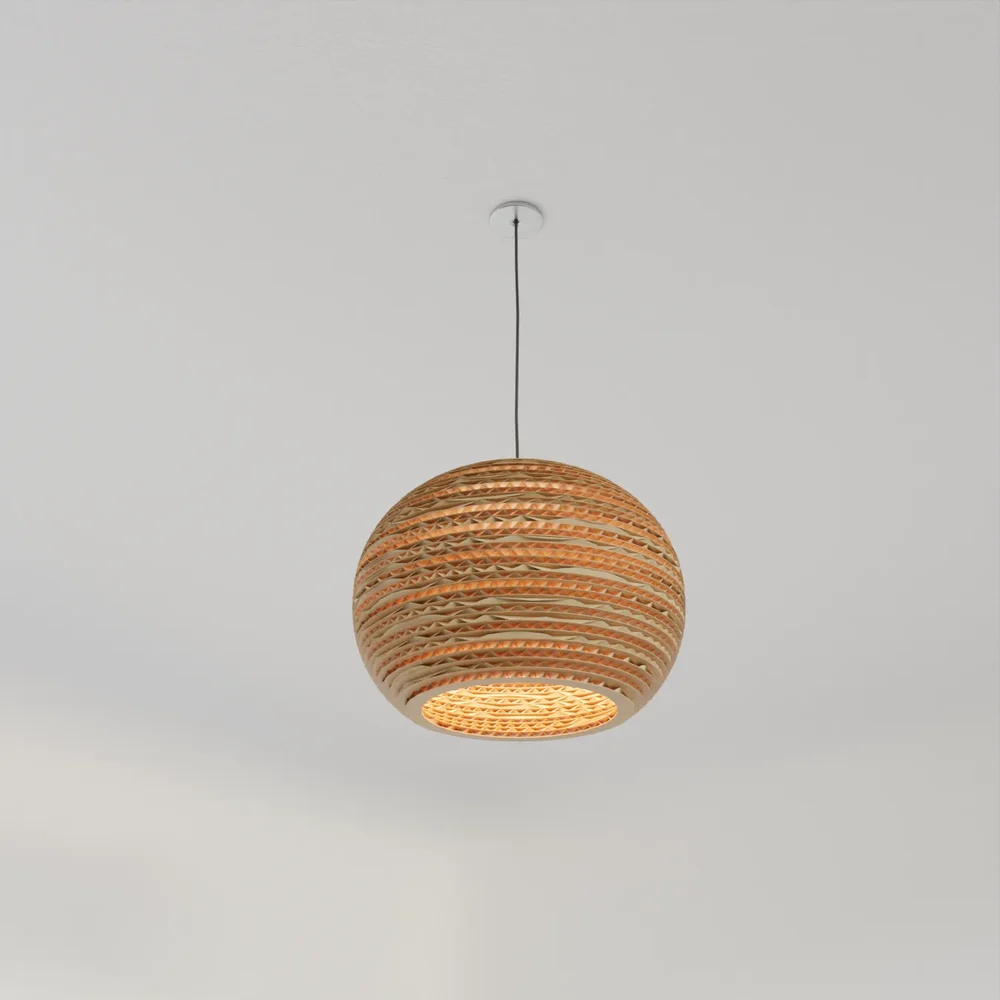 Cardboard Light Fixture