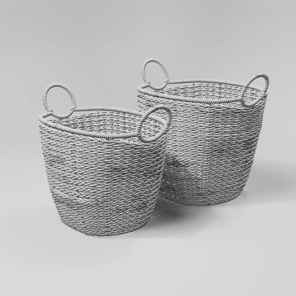 Basket With Handles