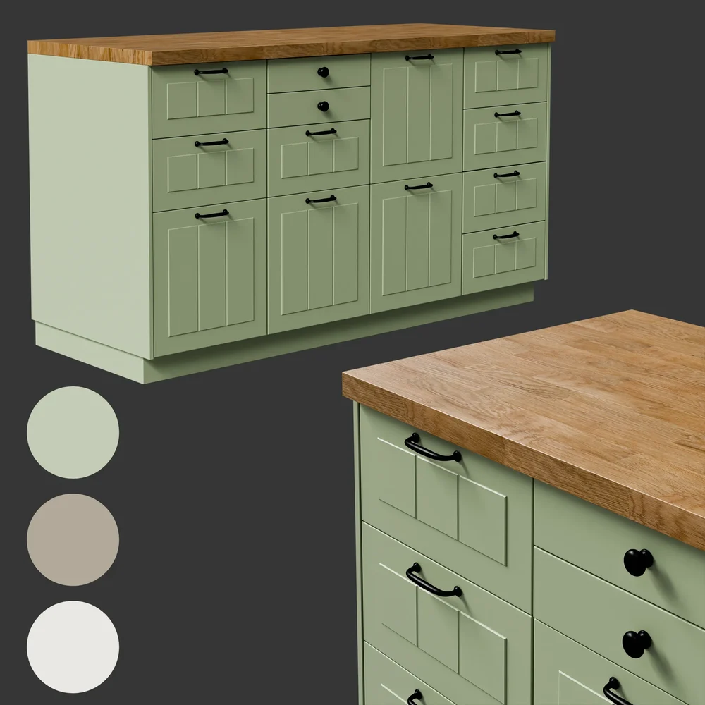 Ikea Stensund Cabinets Set Drawers
