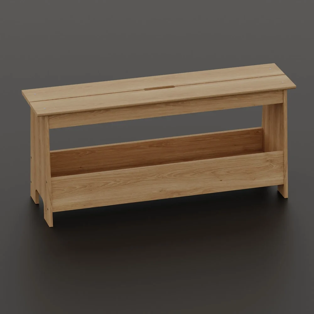 Bench With Storage Space