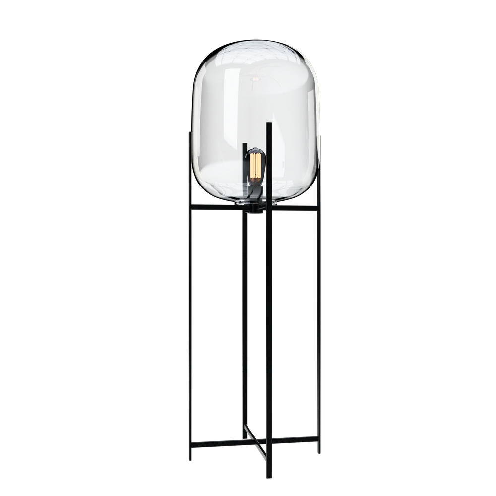 Glass Floor Lamp