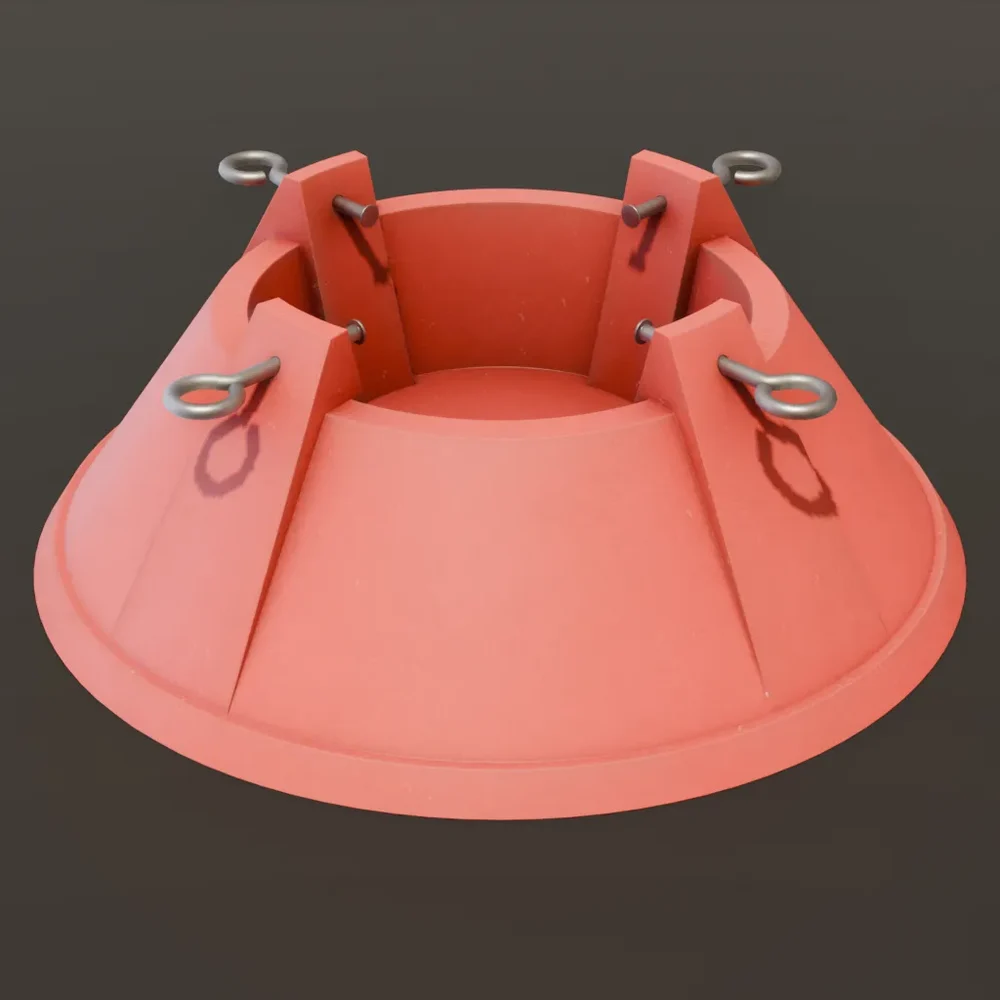 Tree Stand Red In Round