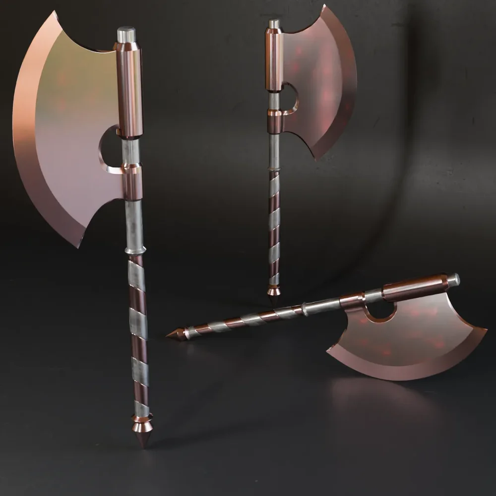 Mk Axe Lowpoly-017