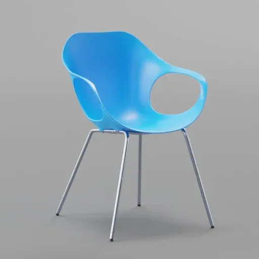 Plastic Chair Blue
