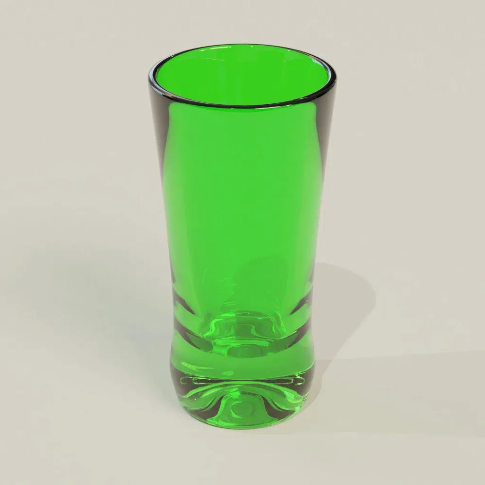 Vodka Glass Green