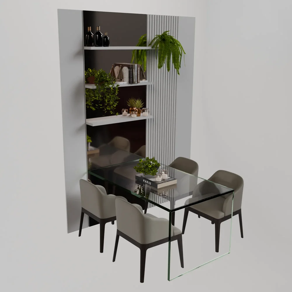 Compact And Decorated Table