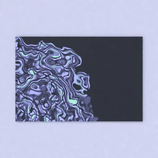 Scalable Picture Frame With Abstract Art
