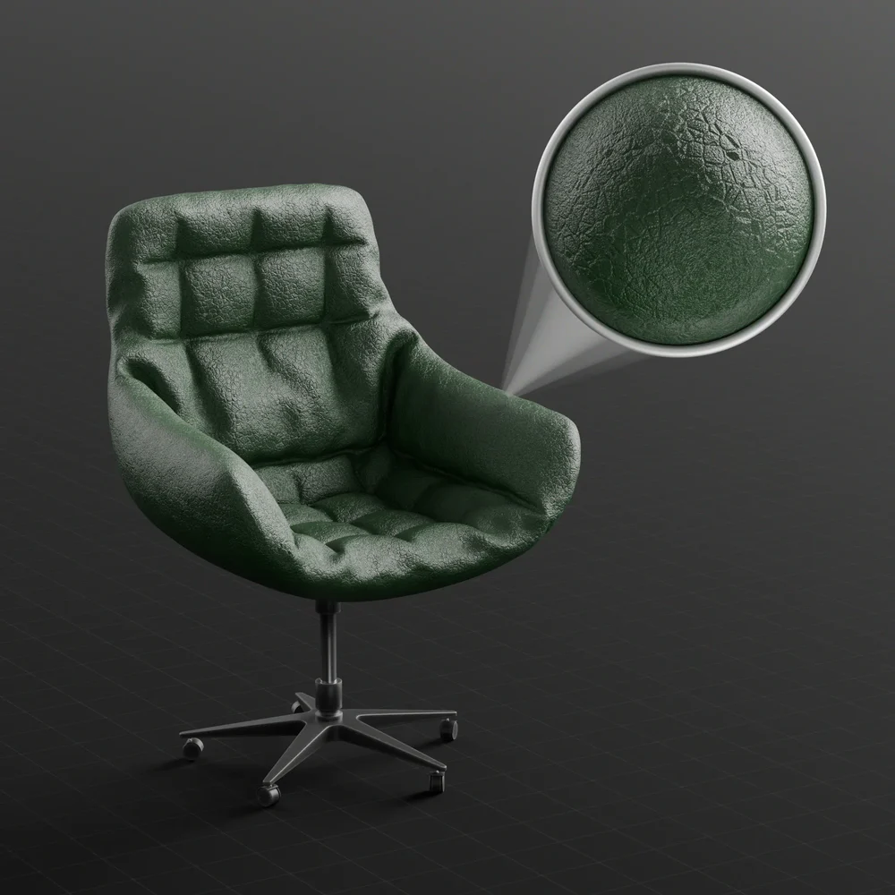 Crocodile Leather Chair