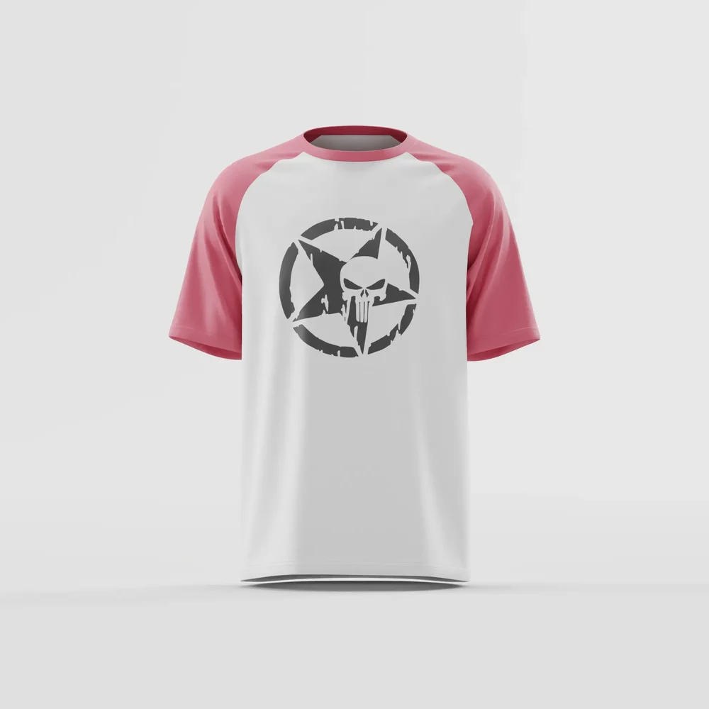 The Punisher Star Raglan