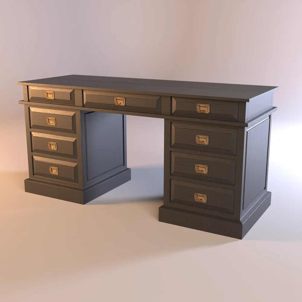 English, Vintage Style Office Table