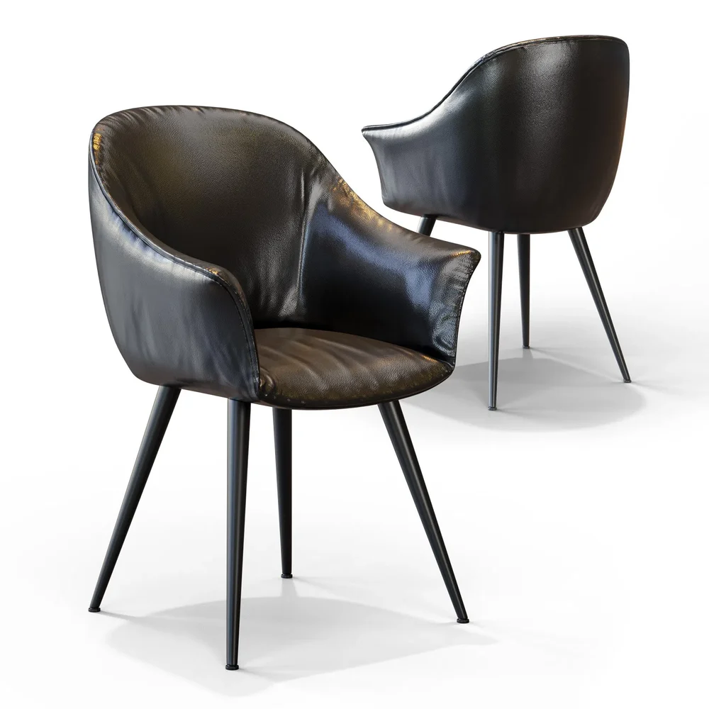 Leather Chair Black