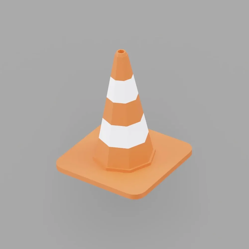 Traffic Cone (Low Poly)