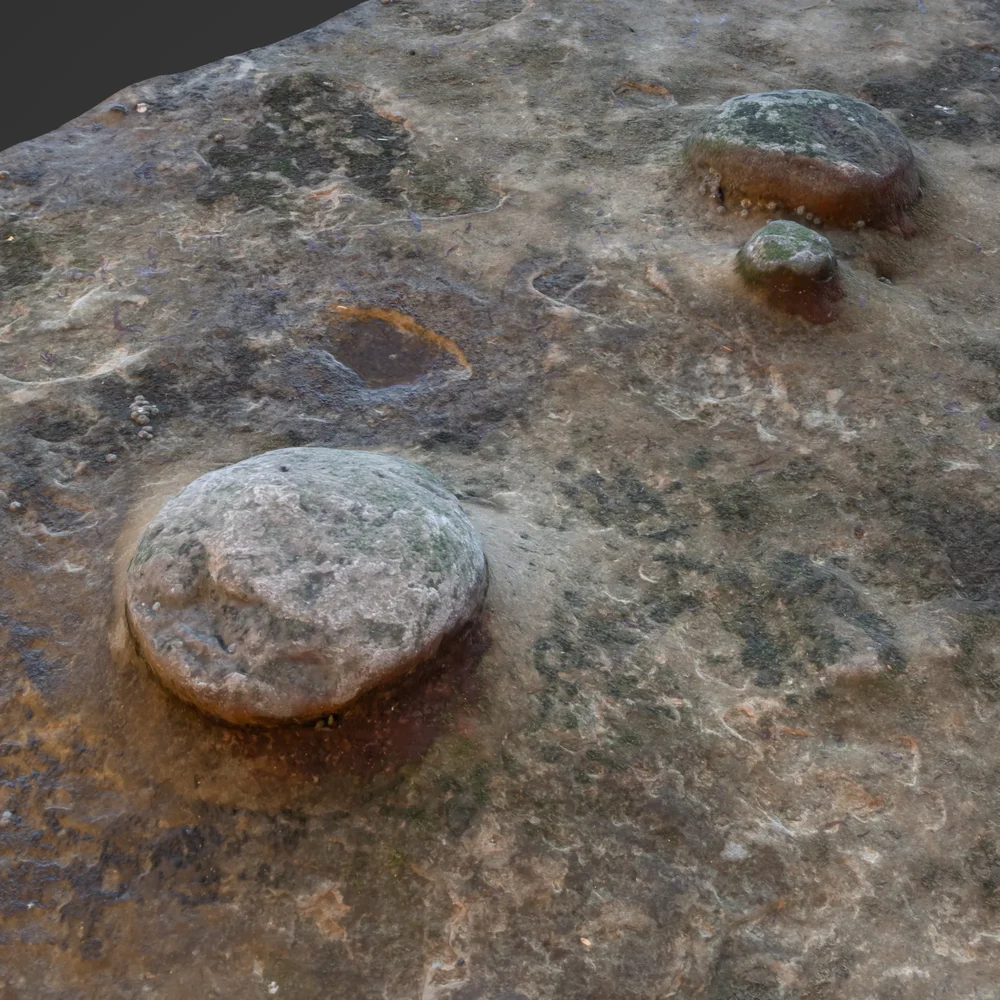 Rock Formation On Ocean Coast Photoscan