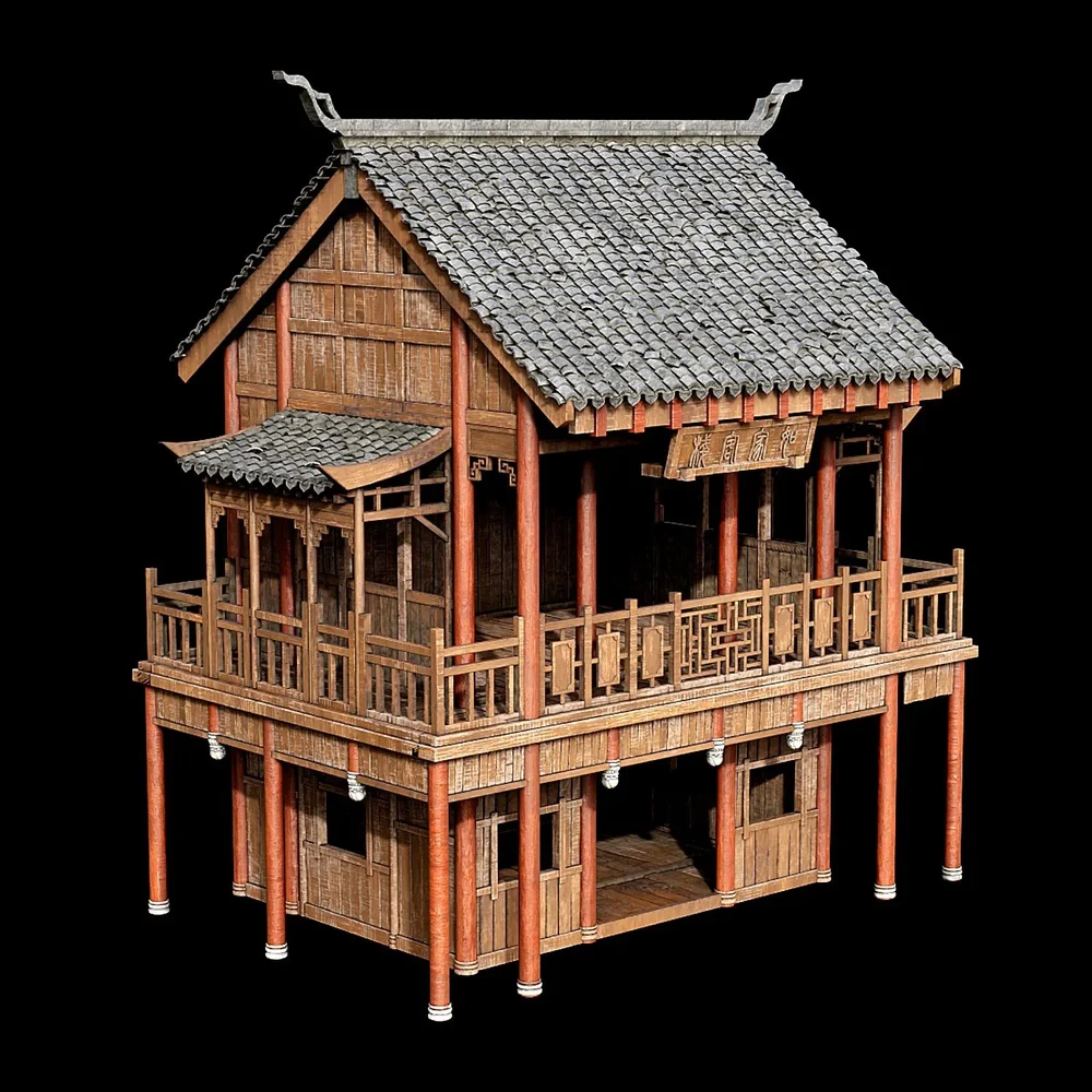 Chinese High House Wood