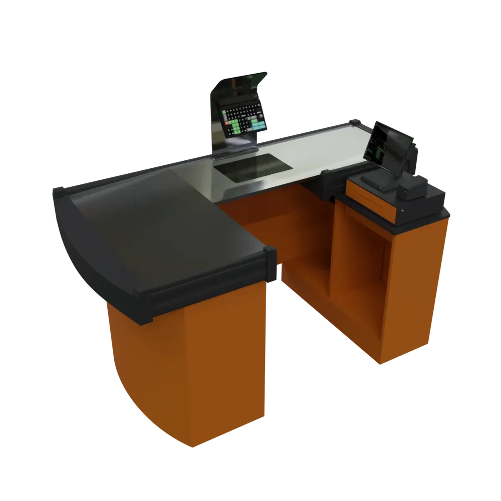 Check Out Supermarket Counter