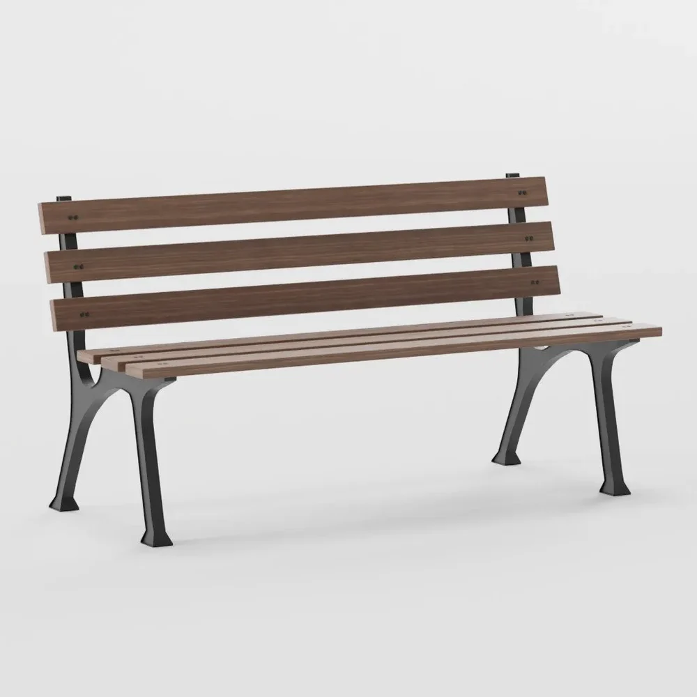 Bench With Backrest