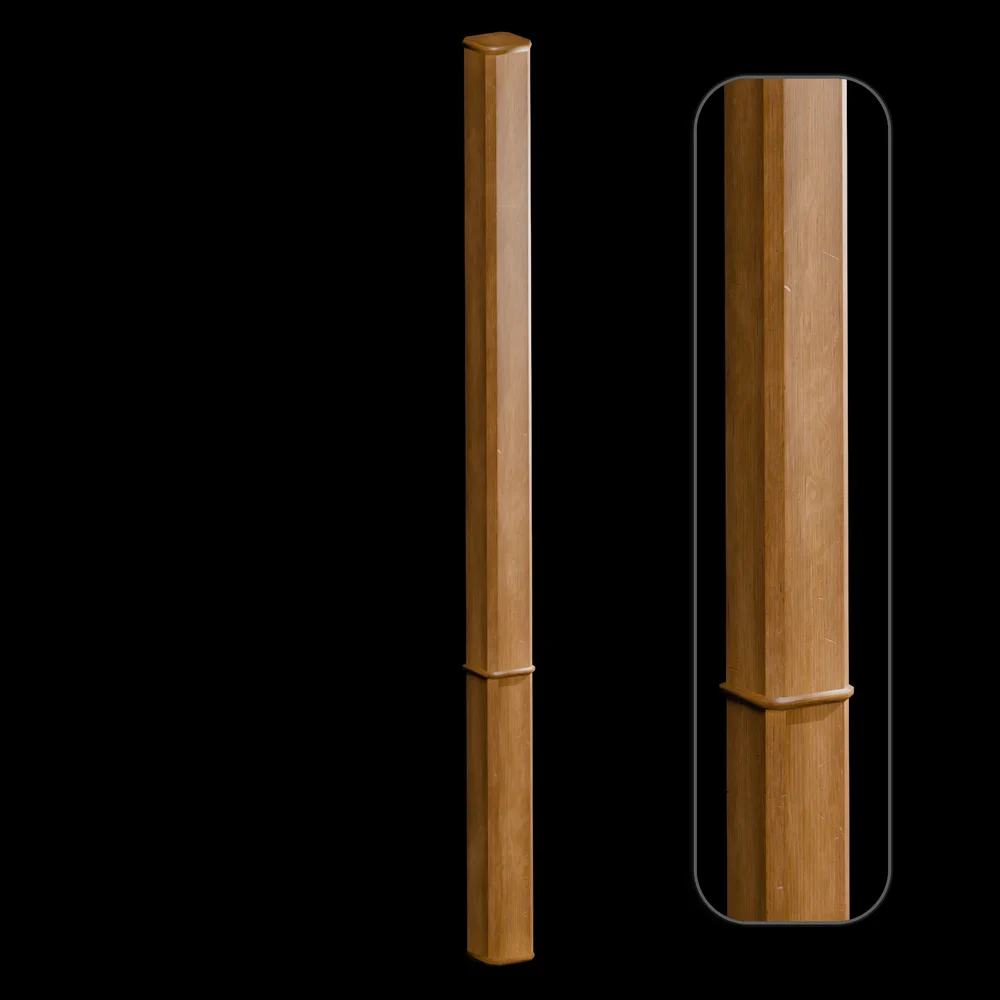 Wooden Square Column Post