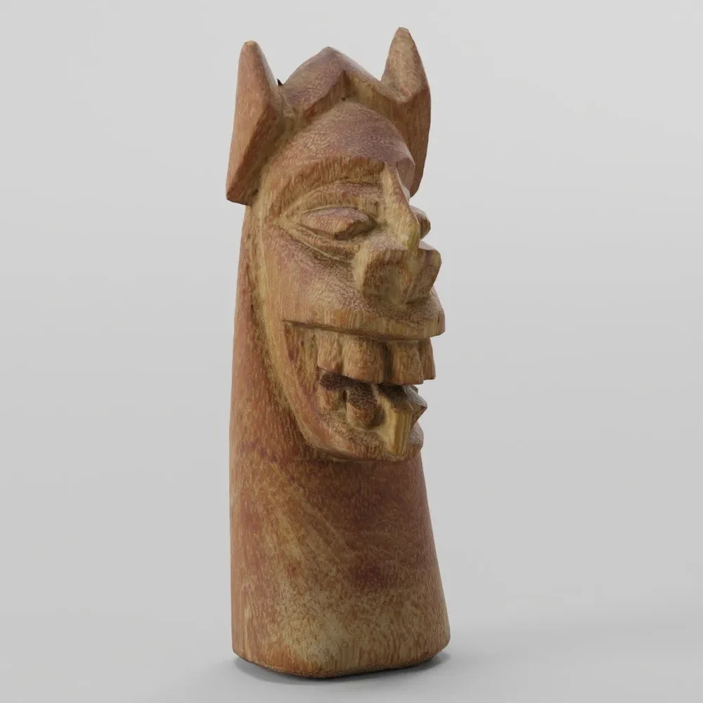 Wooden Brazilian Gargoyle - Carranca