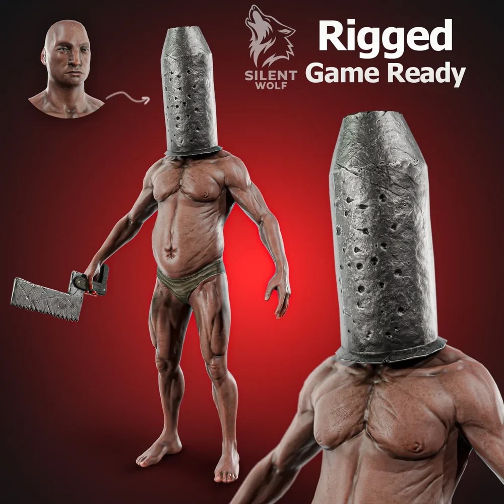 The Silent Executioner-Rigged-Animated