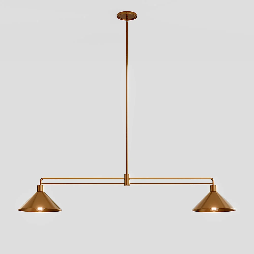 Andre Brass 2-Light Pendant