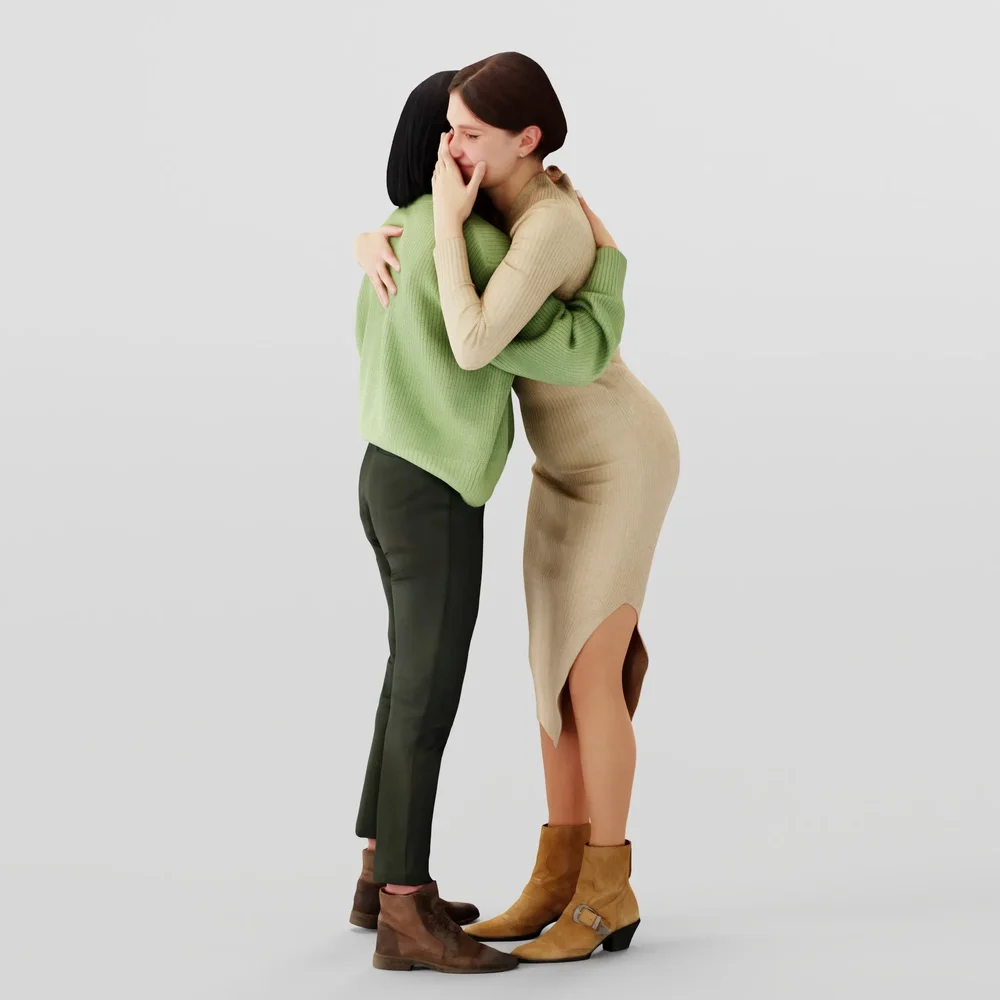 Girls Hugs