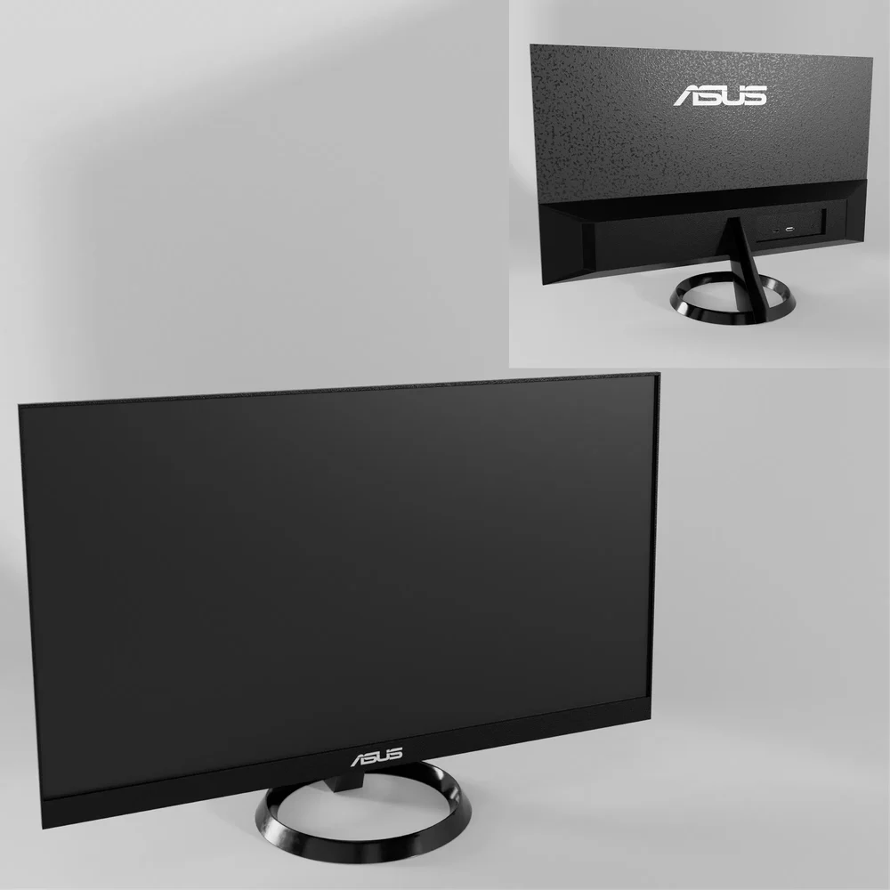 Black Asus Vz249he-W Led Monitor