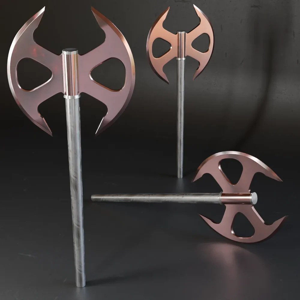 Mk Axe Lowpoly-029