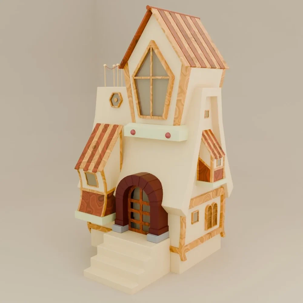 Fantasy Wooden House