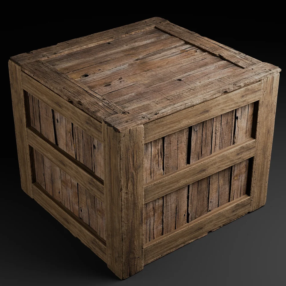 Mk Wooden Crate 001