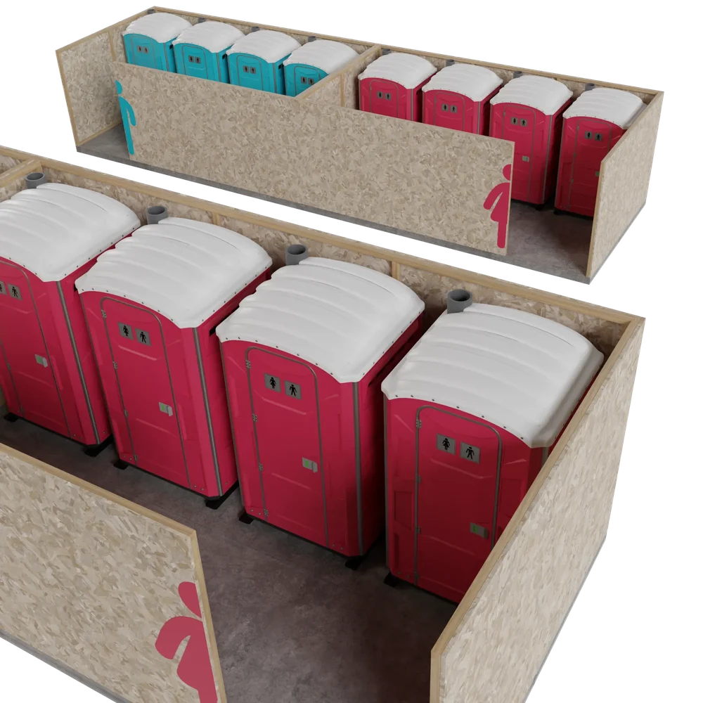 Public Chemical Toilet