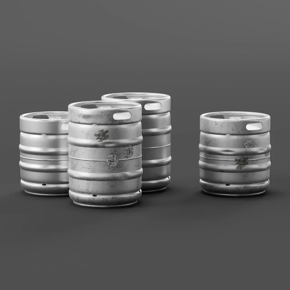 Set Of Beer Kegs