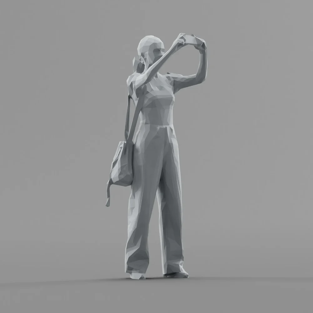 Lowpoly Male Standing