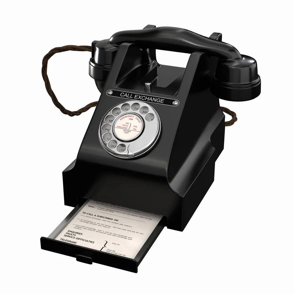 Black Telephone Gpo 312l