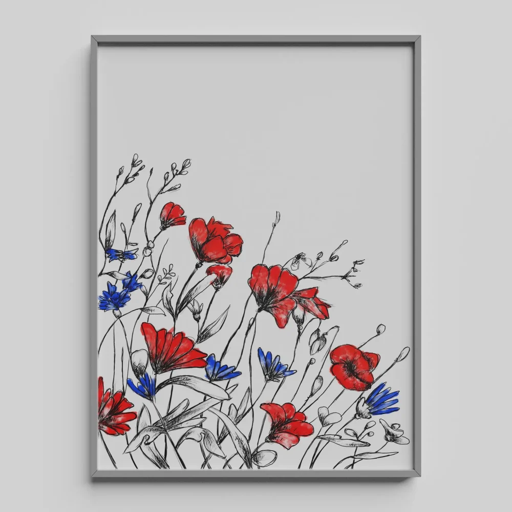 Digital Painting: Flowers