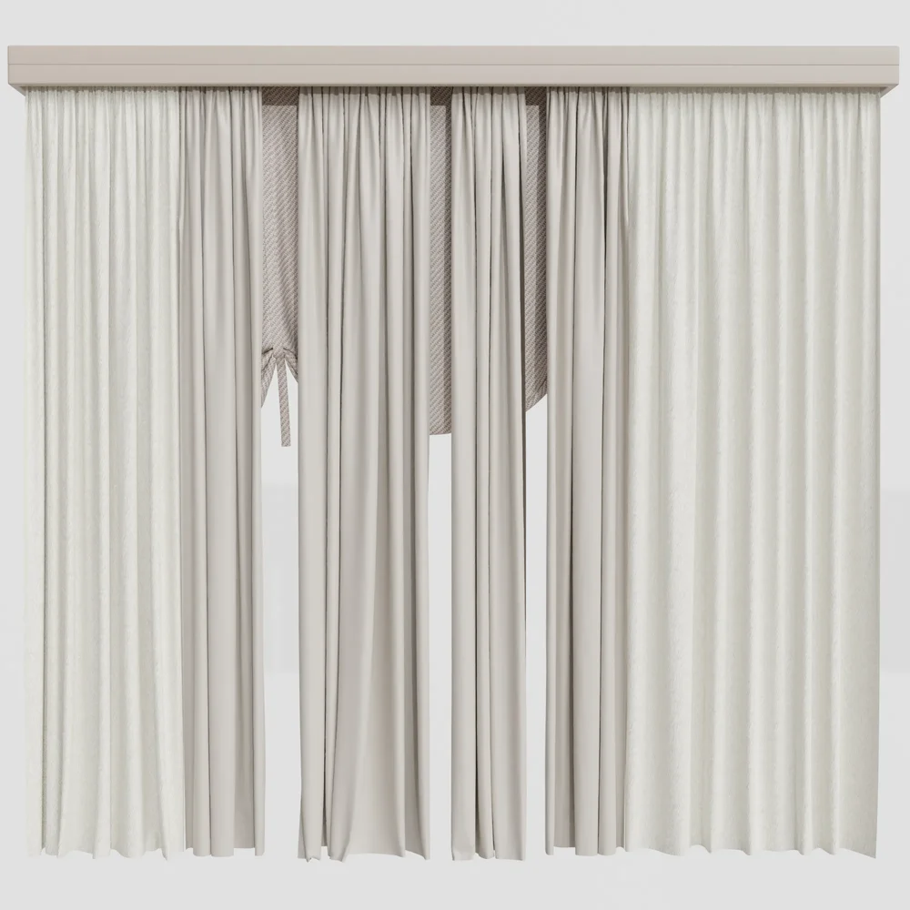 Gd Roman And Cotton Curtain